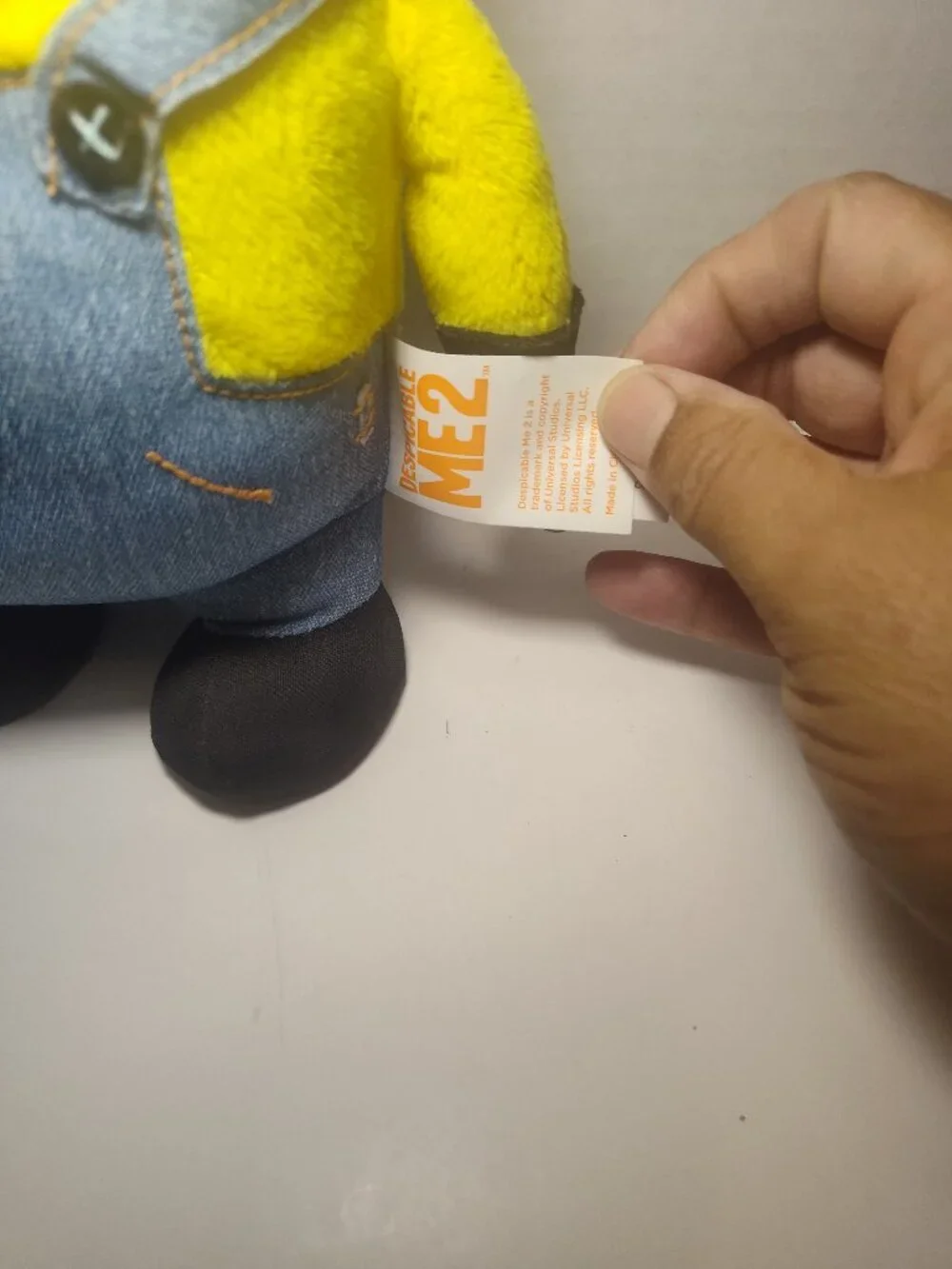 Despicable Me 2 Dave Talking Light Up Minion Plush Thinkway 2013 Tested Works